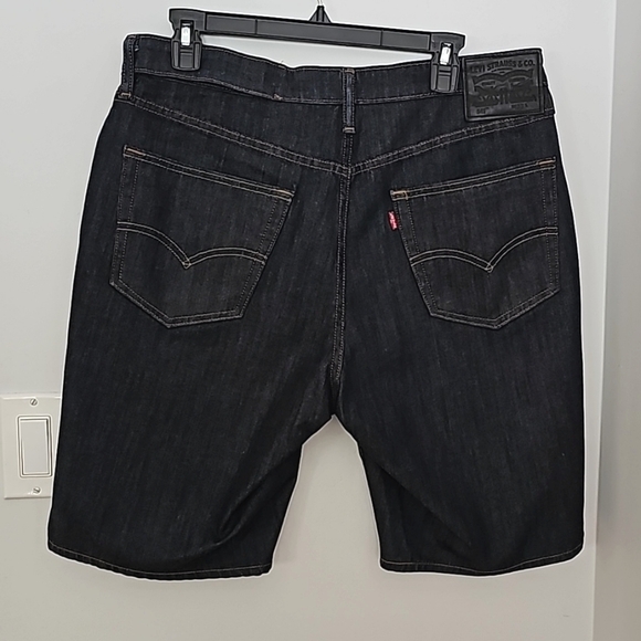 Levi's Dark Blue 541 Jean Shorts - Picture 2 of 4